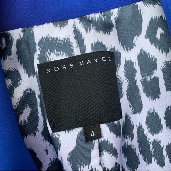 Ross Mayer ½ Sleeve Cobalt Blazer size 4 - Picture 4 of 5